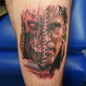 Ash and evil ash from the Army of Darkness #ashwilliams #evildead #demons #gore #horrortattoo