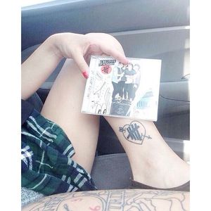 Fan tattoo / artist unknown. #5SecondsOfSummer #fantattoo #5sos #fangirl