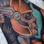 Amazing details on this awesome tattoo. #mattcurzon #neotraditional #details #zealot