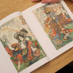 A pair of Kuniyoshi's prints in Of brigands and bravery. #Irezumi #Japanese #Kuniyoshi #Ofbrigandsandbravery #ukiyoe