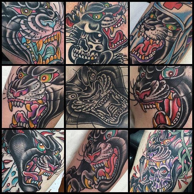 Update more than 77 traditional panther head tattoo latest  thtantai2