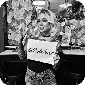 Ta2.do NYC, Love it! #MeganMassacre #tattooartist #tattoomodel #nyink #realitytv #megandreamtattoo #meganmassacrecontest #meganmassacretattoo #gritnglory