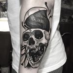 Skull Tattoo by Luca Degenerate #skull #skulltattoo #neotraditional #neotraditionaltattoo #neotraditionaltattoos #neotraditionalartist #LucaDegenerate