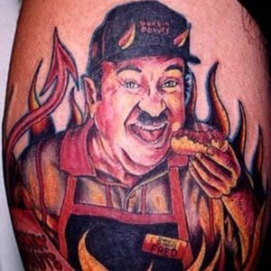 Time to make the donuts! Does anyone else remember this? Or am I just old? By Julio Rodriguez at Darkside Tattoo #juliorodriguez #dunkindonuts #donuts