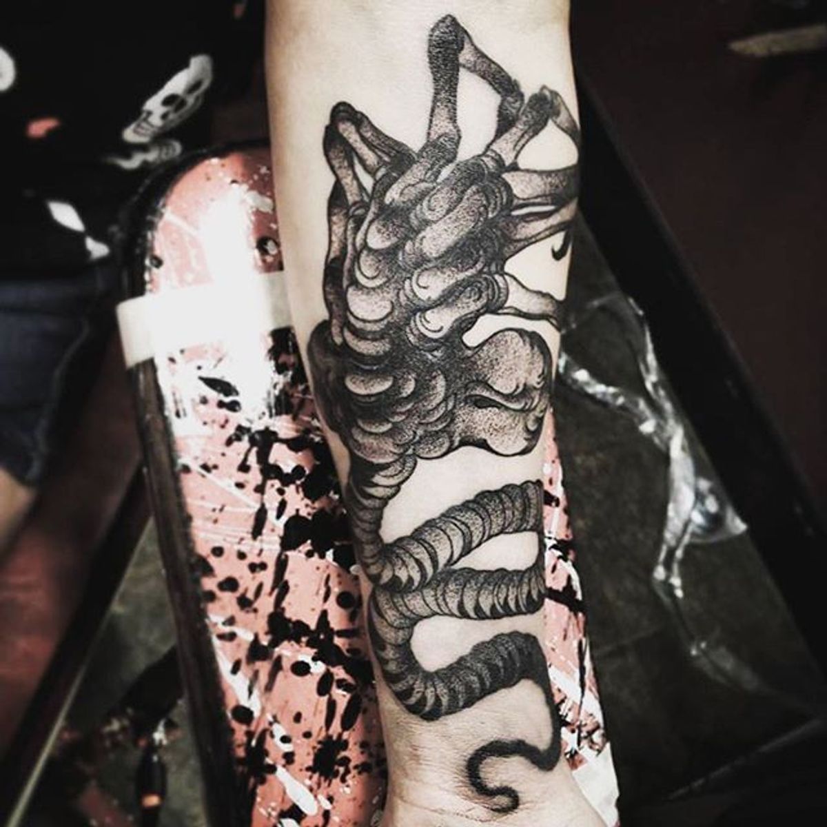 Tattoo uploaded by Robert Davies • Facehugger Tattoo by Pierced Hearts