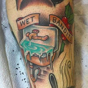 Wet bandits tattoo by Matt Pearl (via IG -- mattpearl) # mattpearl #homealone #homealonetattoo