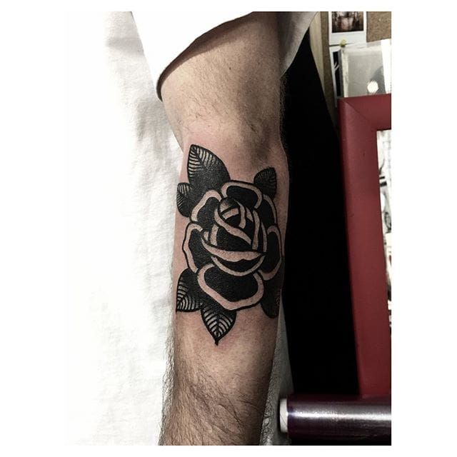 Beautiful blackwork rose done by @camfontetattoos 🥀 DM to book your next  appointment - - #tattoos #tattooartist #inked #blackwork #r... | Instagram