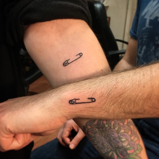 Safety pin tattoo new arrivals