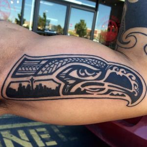 12th Man tribe. (via IG - deeprootstattoo) #SeattleSeahawks #Seattle #Seahawks #NFL #Football