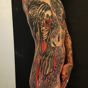 Tatuaje de segador por Jesper Jørgensen