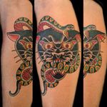 Snake and tiger #RoryPickersgill #Japanesestyle #japanesetattoo #snake #tiger #japanesesnake #japanesetiger