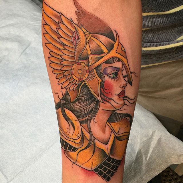 Norse Mythology Valkyrie Tattoo