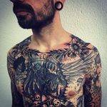 Blast Over Tattoo by Aniela Makarska #grimreaper #reapertattoo #blastoverreaper #blastoverpanther #blastover #blastovertattoo #blastovertattoos #coverup #oldtattoos #covering #AnielaMakarska