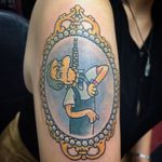 Moe Szyslak Tattoo by Matt Manroe #MoeSyzslak #MoeSzyszlakTattoo #SimpsonsTattoos #TheSimpsons #Simpsons #SpringfieldTattoos #MattMonroe