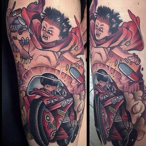 Tattoo Uploaded By Ross Howerton An Intense Homage To Akira By Oash Rodriquez Ig Oash Tattoo Akira Anime Kaneda Oashrodriquez Tetsuo Tattoodo