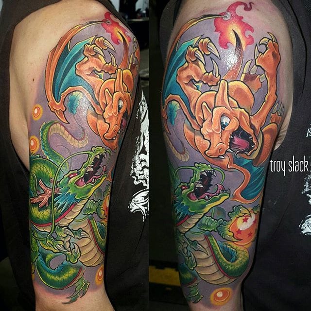 Pokemon tattoo sleeve  Lylah Livingston Portfolio  The Loop