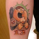 Peter Griffin Tattoo by Chris Hill #petergriffin #familyguy #cartoon #animation #sitcom #ChrisHill #entertainment