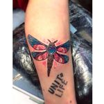 Dragonfly tattoo by Leah Sharples #LeahSharples #neotraditional #dragonfly #insect