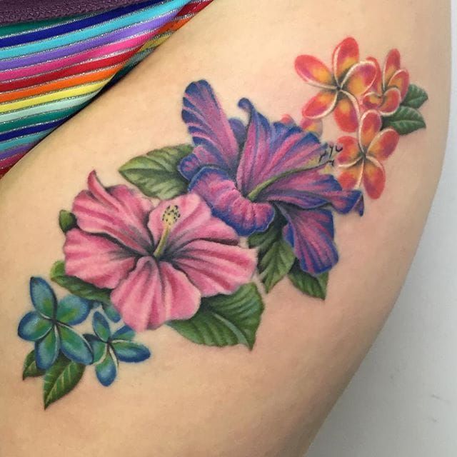 hibiscus tattoo