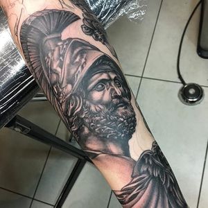 Menelaus from Greek mythology by Davo Voodoo. #DavoVoodoo #blackandgrey #realism #Greek #mythology #Greekmythology #Menelaus