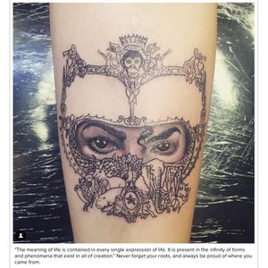 Paris Jackson's new tribute tattoo for her father Michael Jackson #michaeljackson #tributetattoo