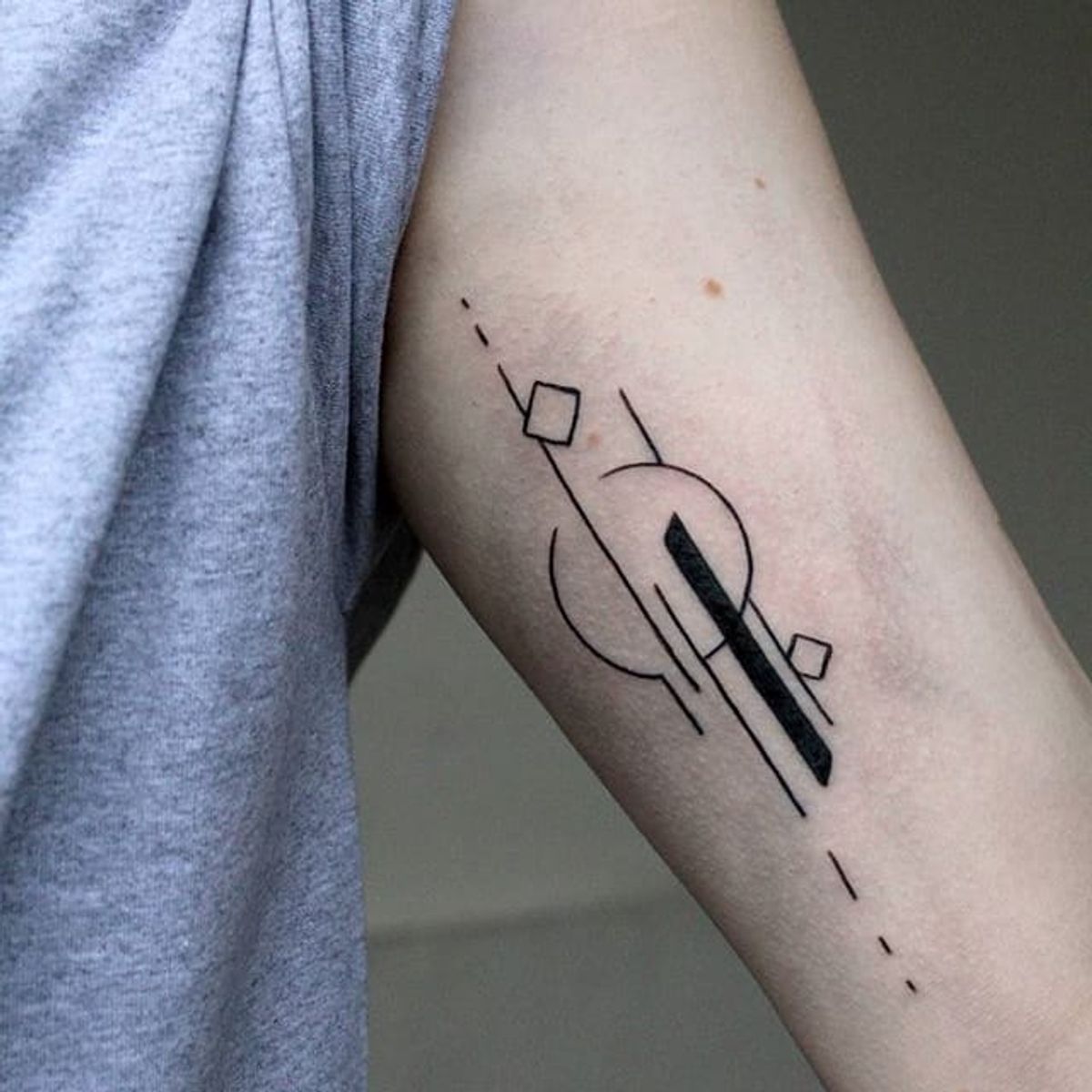 Tattoo uploaded by Stacie Mayer • Abstract linework design by Sven ...