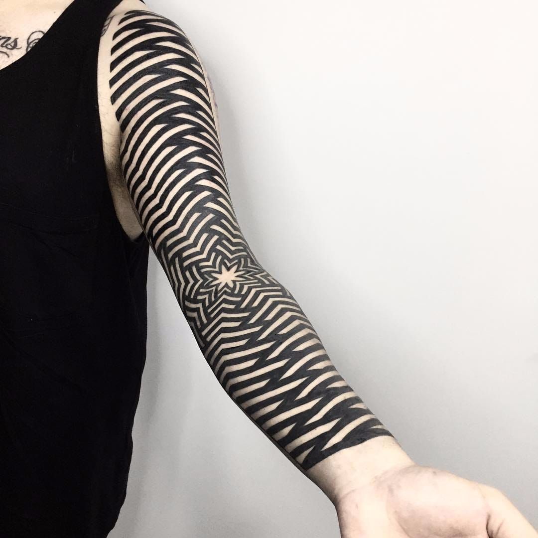 Fractal sleeve in progress   Fléchanne Tattoo  Facebook