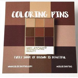 Melamine Beauty by Coloring Pins (via IG-girlpingang) #brown #brownisbeautiful #pins #smallbusiness #girlpingang #ColoringPins #girlboss