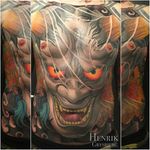 Hannya Tattoo by Henrik Grysbjerg #hannya #hannyatattoo #hannyatattoos #japanese #japanesetattoo #japanesehannya #japanesemask #bigtattoos #HenrikGrysberg