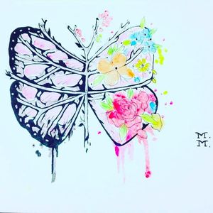 Por Maiara Moura! #MaiaraMoura #TatuadorasBrasileiras #desenho #draw #drawing #artofdrawing #butterfly #borboleta #flowers #floral