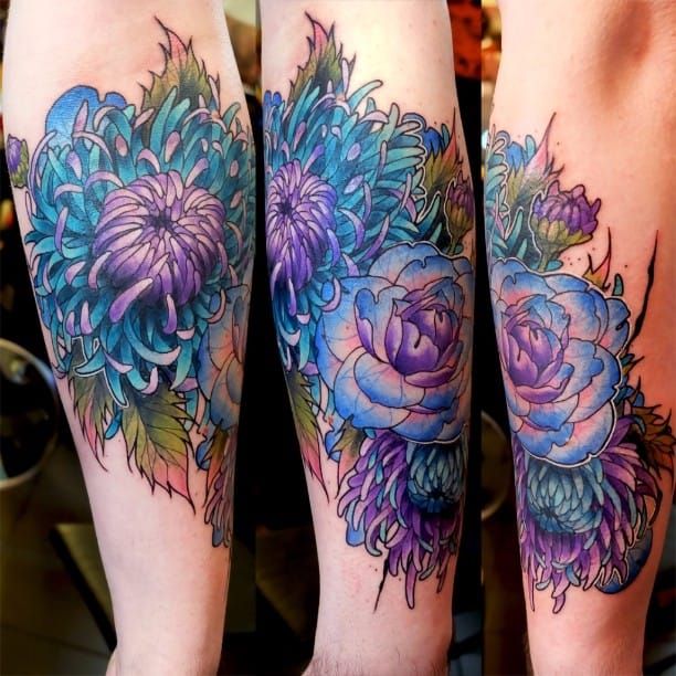 Chrysanthemum Flower Tattoo Meaning and Significance