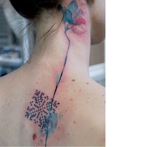 Graphic tattoo by Adine Tetovacky #AdineTetovacky #ornamental #graphic #pattern