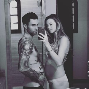This is one fuckin' hot couple. Damn. #AdamLevine #BehatiPrinsloo #Celebrities