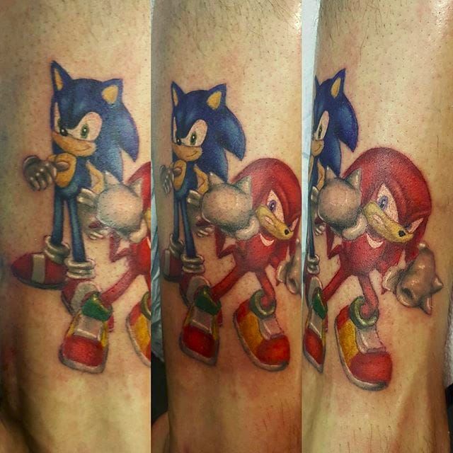 Abstruse Tattoo Studio  Sonic fans may enjoy this oneKnuckle the  Echidna Done by our ever creative geometric and Dot work artist Elli To  book in with Elli elliargyroushotmailcom  Facebook