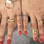 Hand poke tattoos by Tati Compton #TatiCompton #TatiCompton #handpoke #minimalistic #tattoooftheday