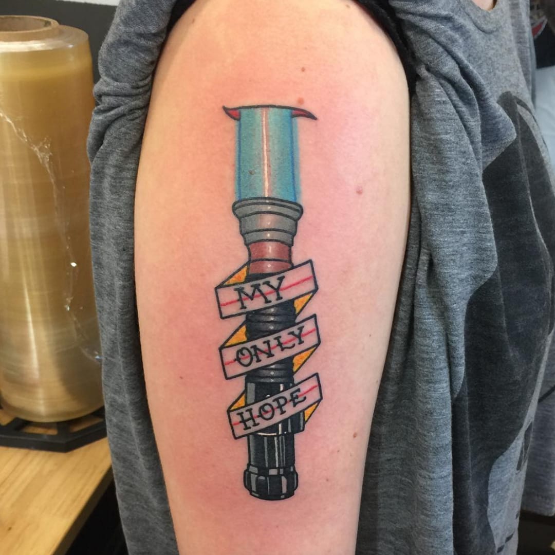 Tattoo Uploaded By Joe Lightsabre Stabbing Via Ig Roman Mitchell Starwars Starwarstattoo Lightsaber Lukeskywalker 302800 Tattoodo