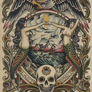 Sneak Peek of "Last Port" by Paul Dobleman. A tale of peril on the high seas.  #CorMysterium #NeverSleepNyc #TattooingsGuidetoSymbolism #tattoosymbolism