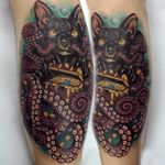 Octo-puss tattoo by Georgina Liliane #GeorginaLiliane #cat #kitten #kitty #octopus