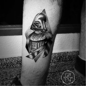 Darth Vader! Venha para o lado Blackwork da tatuagem! #darthvader #starwars #nerd #blackwork #pontilhismo #dotwork #ricardogarcia #talentonacional #brasil #brazil #portugues #portuguese