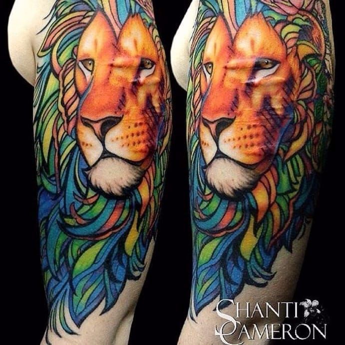 Shree Tattoo Studio  on Instagram COVERUP TATTOO liontattoo tattoo  lion tattoostyle ink lions inkedtattoos blackandgreytattoos lionking  tattooartist art