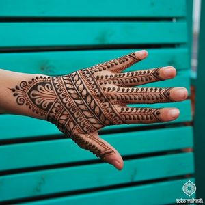 Henna tattoo by Toko Mehndi. #TokoMehndi #henna #mehndi #temporary #hennaart