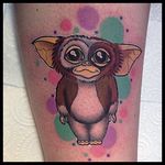 Gizmo by Keely Rutherford (via IG-keelyrutherford) #gizmo #gremlins #colorful #portrait #KeelyRutherford