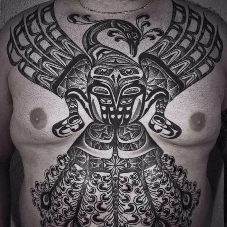 divergent raven tattoo stencil