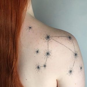 #dotwork #dots #pointillism #stars #constellation #SailorRaffy