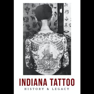 One of the photograph on display at the Indiana Tattoo exhibit at the Grunwald Gallery. #artshow #fireart #GrunwaldGallery #Indianahistory #IndianaUniversity #tattoohistory