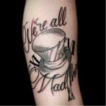 Alice in Wonderland tattoo by Will Dixon. Photo: Facebook. #aliceinwonderland #tattoos #willdixon