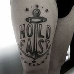 Anchor tattoo by Matteo Cascetti. #MatteoCascetti #sketch #contemporarytattooart #anchor #holdfast