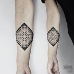 Sacred geometry tattoo by Salaman #Salaman #dotwork #sacredgeometry #geometric #blackwork #btattooing