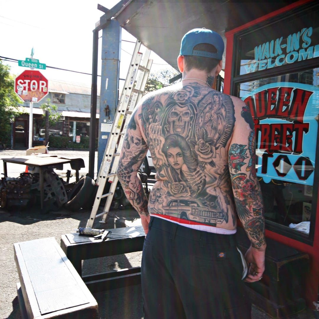 30 Street Sign Tattoo Ideas For Men  Navigational Designs  Street tattoo  Cool arm tattoos Cool chest tattoos