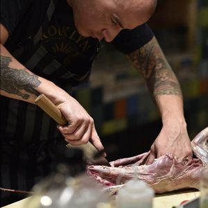 Joaquin Baca is a former partner at Momofuku Noodle Bar and has opened some of the most iconic New York City restaurants in recency. #Chef #ChefTattoo #Food #JoaquinBaca